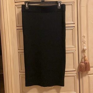 Black Sweater Pencil Skirt